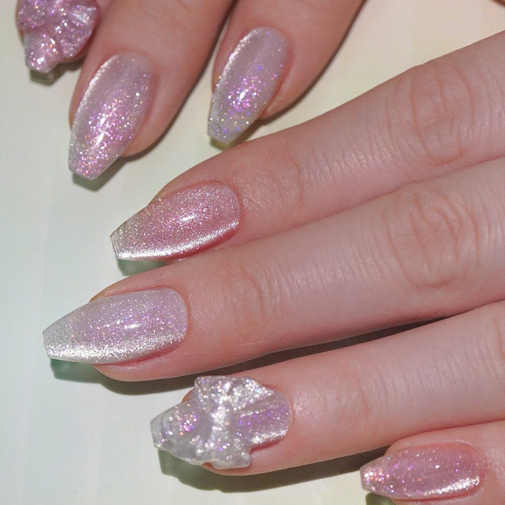 [AtoZ] Spring New Magnetic Gel 8-piece Set Glitter Nails Magnetic Nails Art of the Month Self-Nail Gel Nails