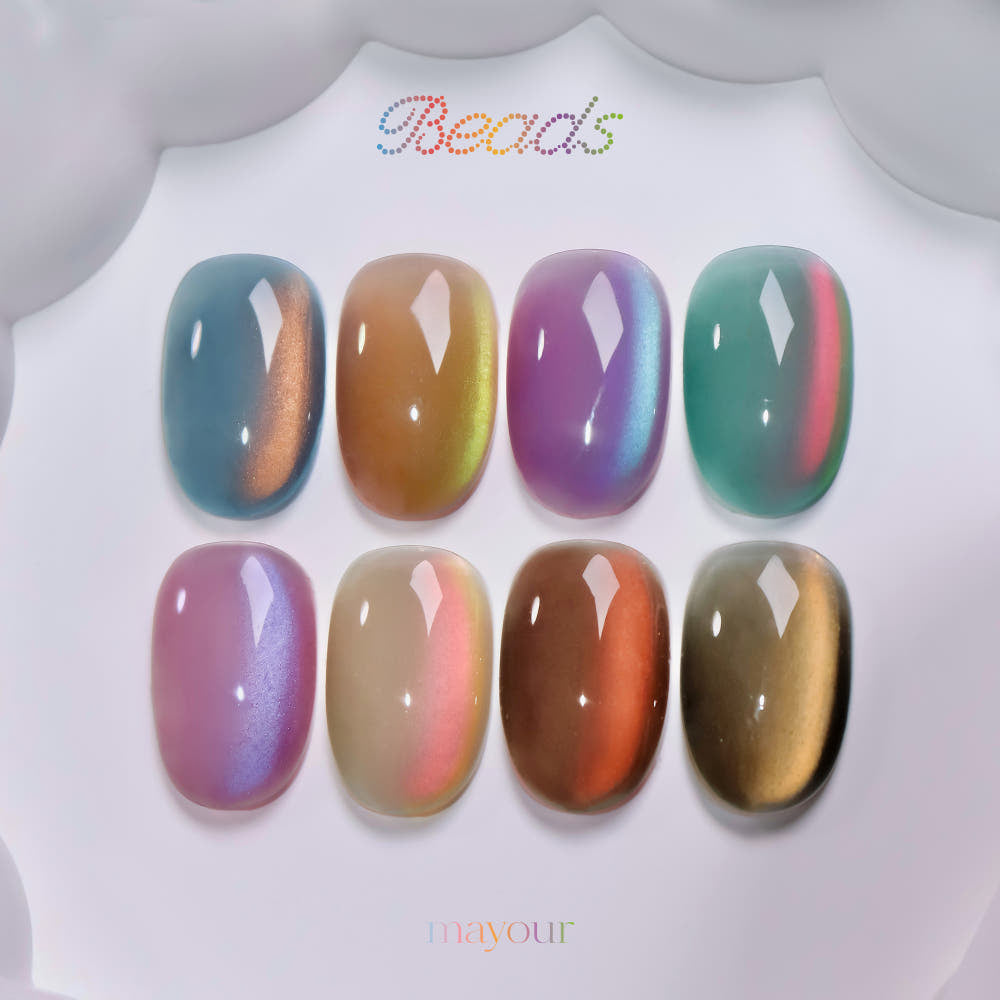 【Mayour】Mayur Beads Color Magnetic Gel 8-piece set