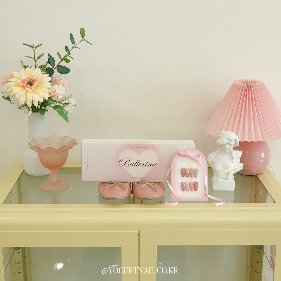 [YOGURT] 'Ballerina' Reflective Glitter Gel 8-piece set