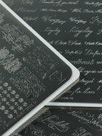 【A.Shining Moment / 受注販売(7月中旬前後納期)】Shining Lettering Plate 3-Piece Set / Nail Art Stamping Nail Plate Nail