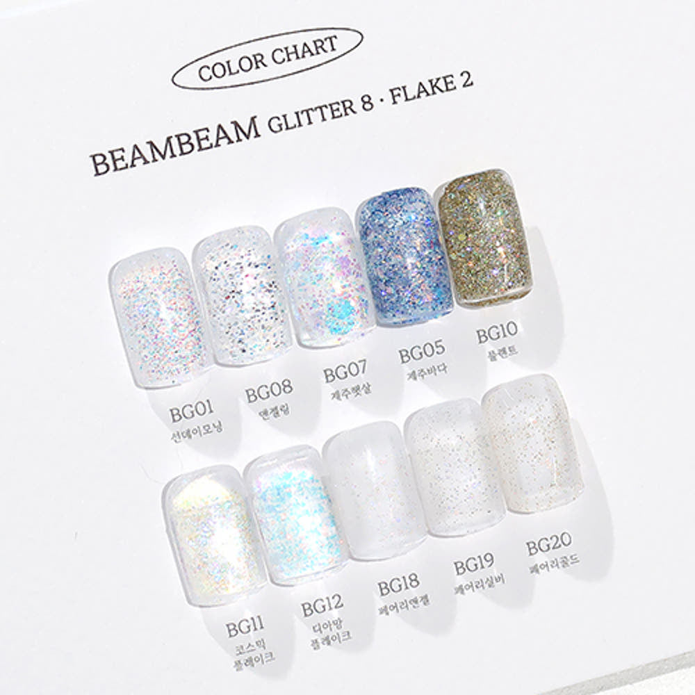 【FIOTE / 受注販売(7月中旬前後納期)】BEAMBEAM Glitter (10 Varieties)