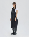 【K.BLANC / 受注販売(10月中旬前後納期)】(UNISEX)ポケットステッチエプロン POCKET STITCH APRON [ブラック]