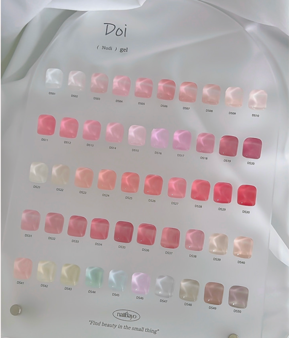 【Nailbayo / 受注販売(9月中旬前後納期)】50 Types Nailbayo Doi Nudy Gel 10ml Syrup Gel Collection