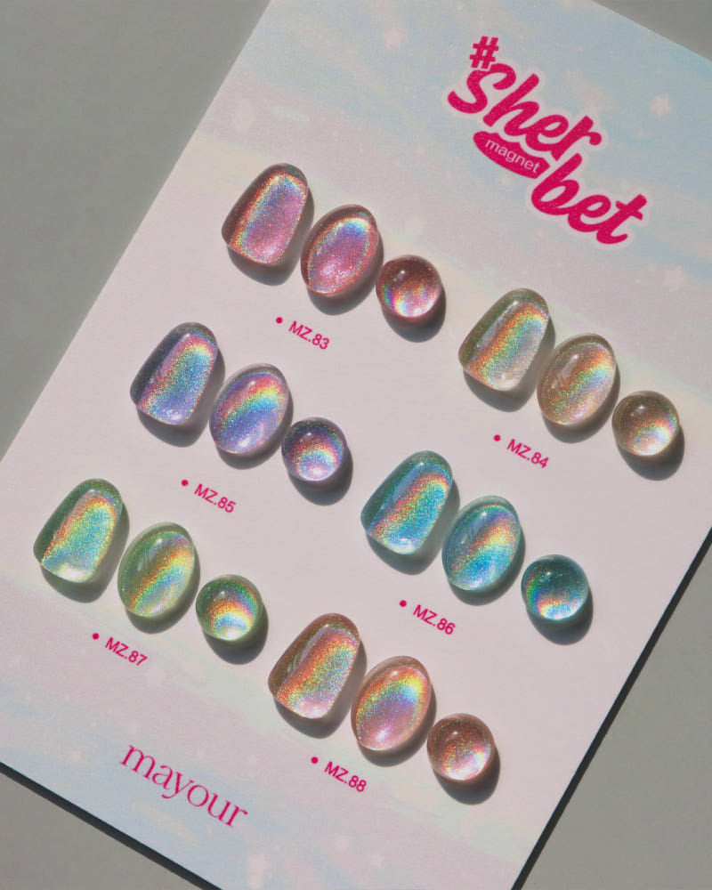 【Mayour】Mayur Shabet Hologram Magnetic Gel 6-piece set