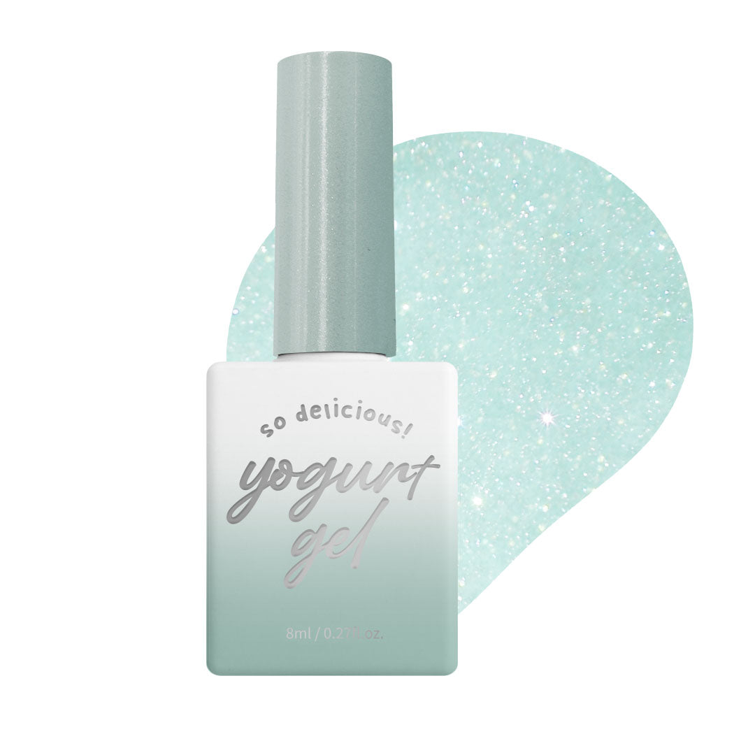 [YOGURT] 'Ballerina 2' Reflective Glitter Gel #RG10 Mint Flat