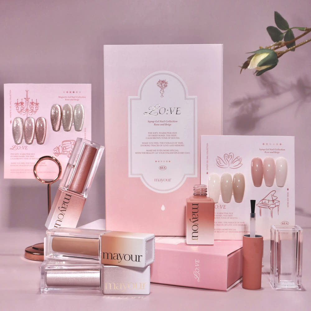 【Mayour】Mayur Love LO:VE Magnetic Gel Syrup Gel 12-piece set