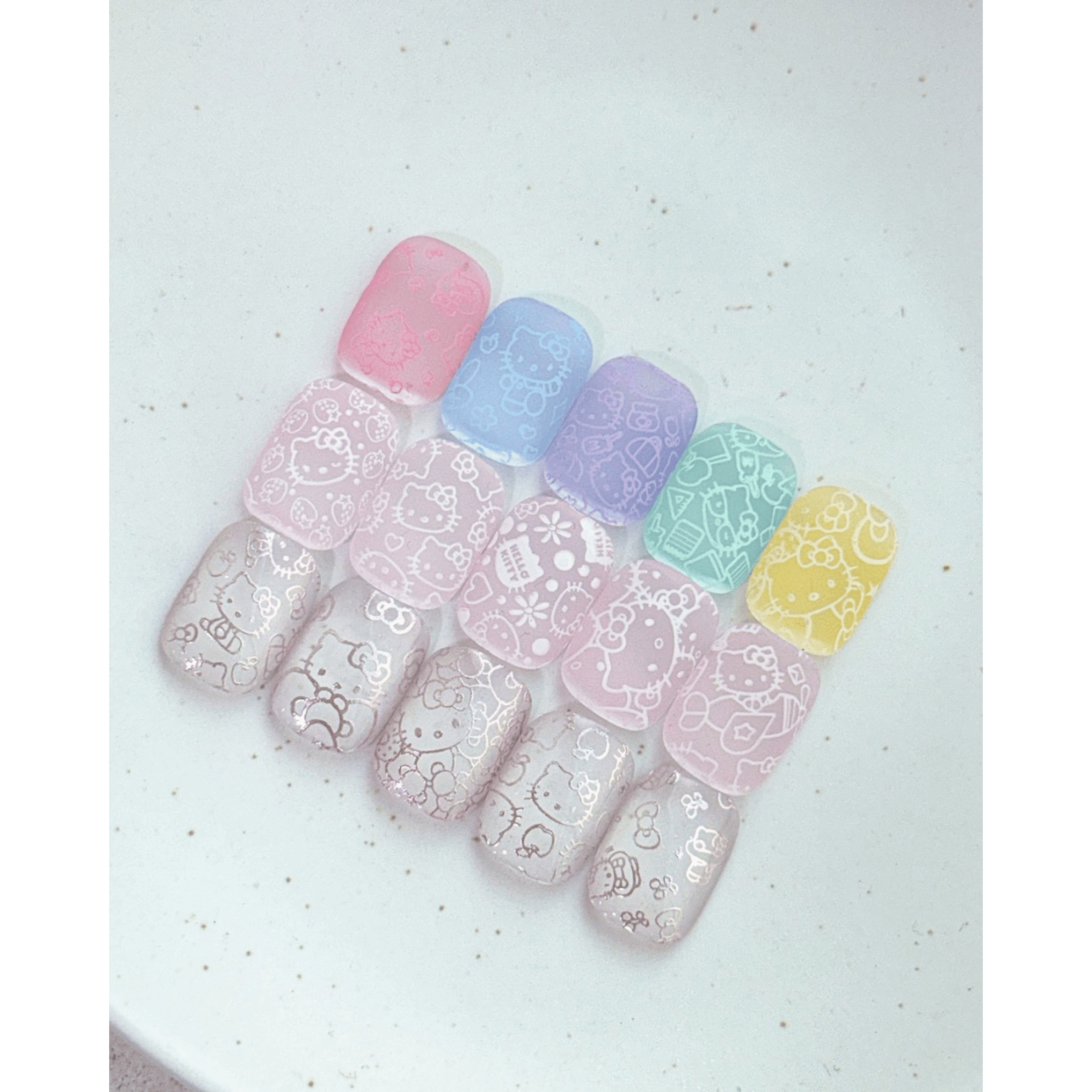 【受注販売(6月中旬前後納期)】キティネイルプレート