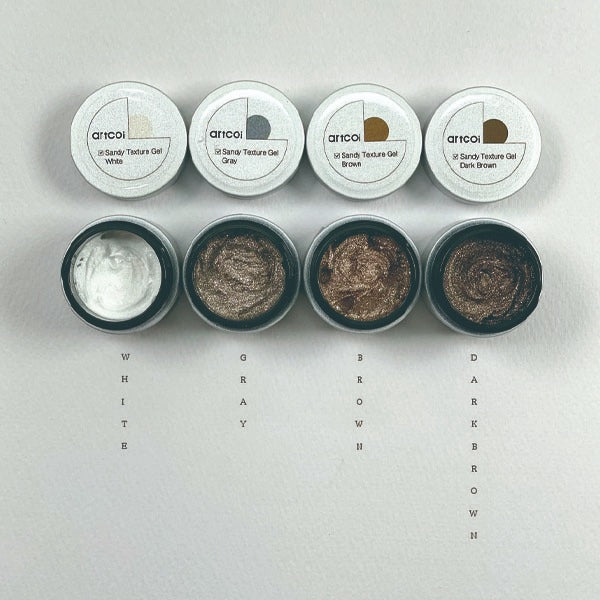 Artcoi Sandi Texture Gel Set of 4