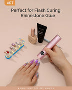 【Melody Susie / 受注販売(8月中旬前後納期)】High-Strength Aluminum Alloy Art01G Rechargeable LED/UV Nail Lamp