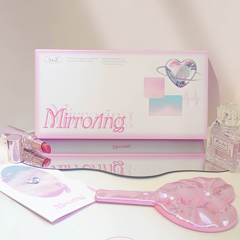 [AtoZ] Mirroring Fine Magnetic Gel 8-piece Set Summer Pedi Nail Art of the Month Magnetic Nail