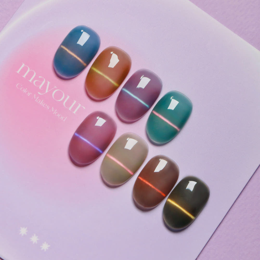 【Mayour】Mayur Beads Color Magnetic Gel 8-piece set