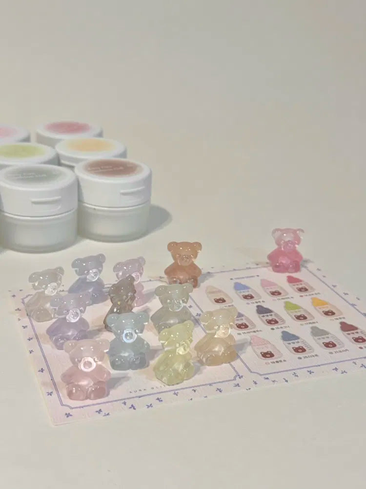 【AURA GLITTER / 受注販売(11月中旬前後納期)】Baby Milk Recipe 12-Piece Collection Easy Gradient Cushion Gel Sponge + Easy Picker Gradient
