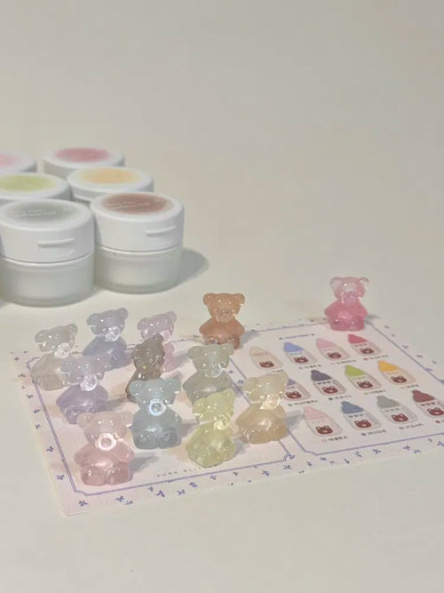 【AURA GLITTER / 受注販売(11月中旬前後納期)】Baby Milk Recipe 12-Piece Collection Easy Gradient Cushion Gel Sponge + Easy Picker Gradient