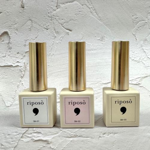 【riposo】3 types of matte syrup gels that can be used as colored pencils