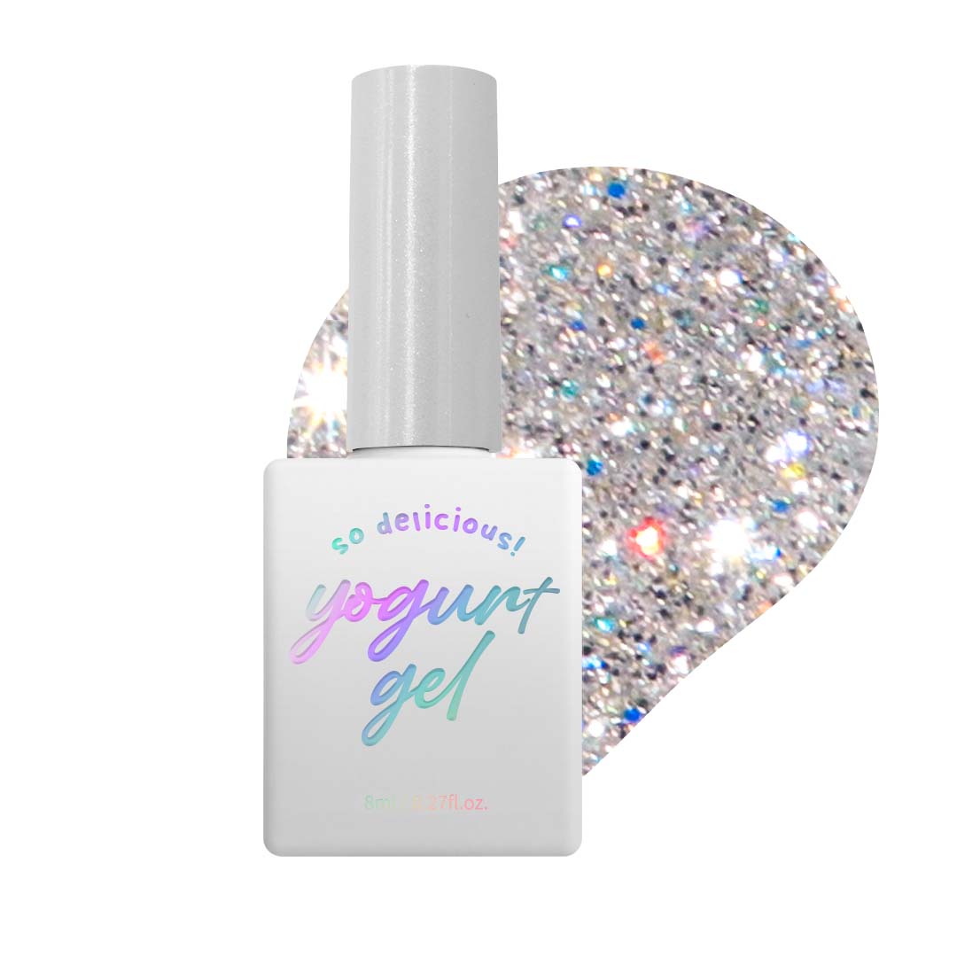 [YOGURT] 'New Things' Glitter Gel G22 Silver Wave