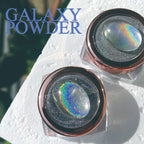 Galaxy hologram mirror powder set of 2