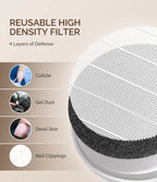 【Melody Susie / 受注販売(6月末前後納期)】SProR Cordless & Rechargeable Nail Dust Collector - White