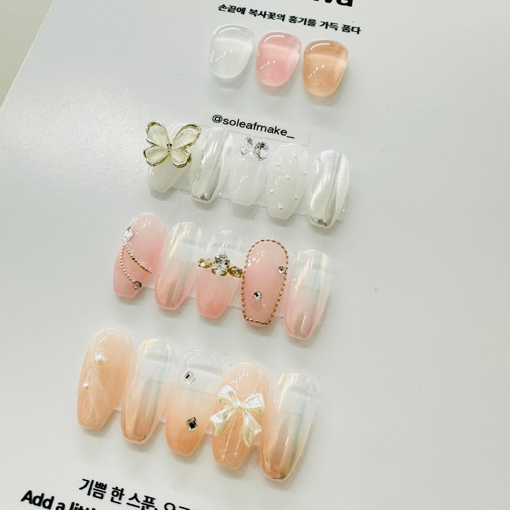 【YOGOMAYO / 受注販売(6月末前後納期)】Dohwa Gel Syrup Gel 3 types, single product, white apricot pink