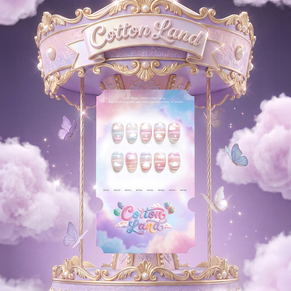 【mayour / 受注販売(7月中旬前後納期)】Cotton Land Magnetic Gel Collection