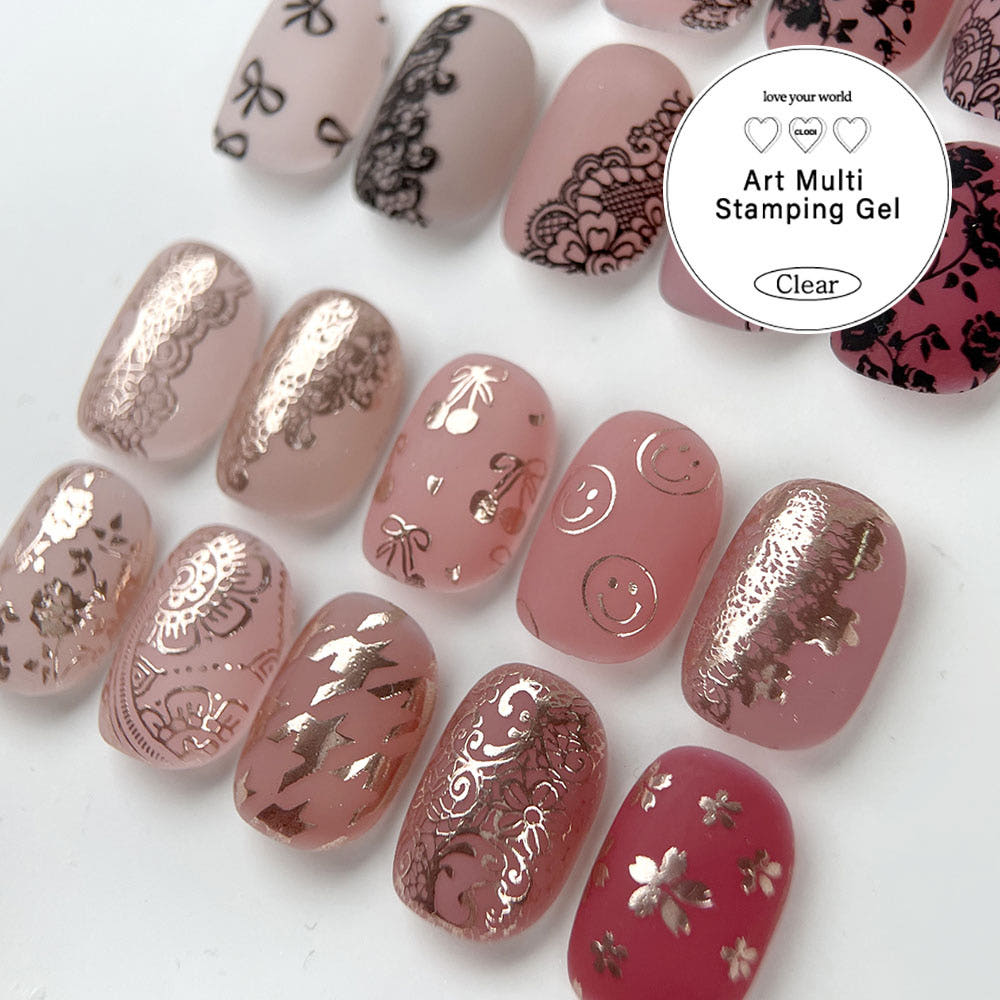 【CLODI / 受注販売(6月末前後納期)】Art Multi Stamping Gel 3 Colors Set