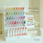 [AtoZ] Syrup Gel 40 Types Open Set Display Rack + Chart Board Included This Month's Art Gel Nail Nail