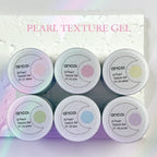 Artcoi Pearl Texture Gel 6-piece set
