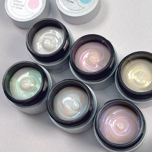 Artcoi Pearl Texture Gel 6-piece set