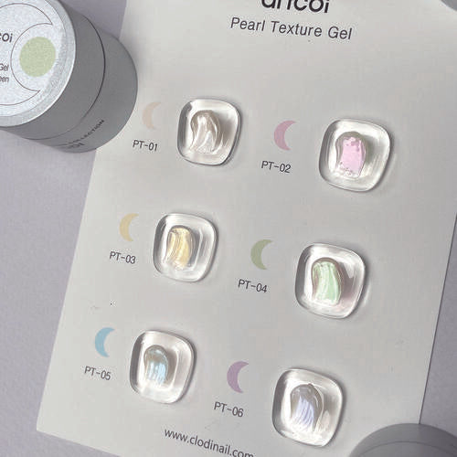 Artcoi Pearl Texture Gel 6-piece set