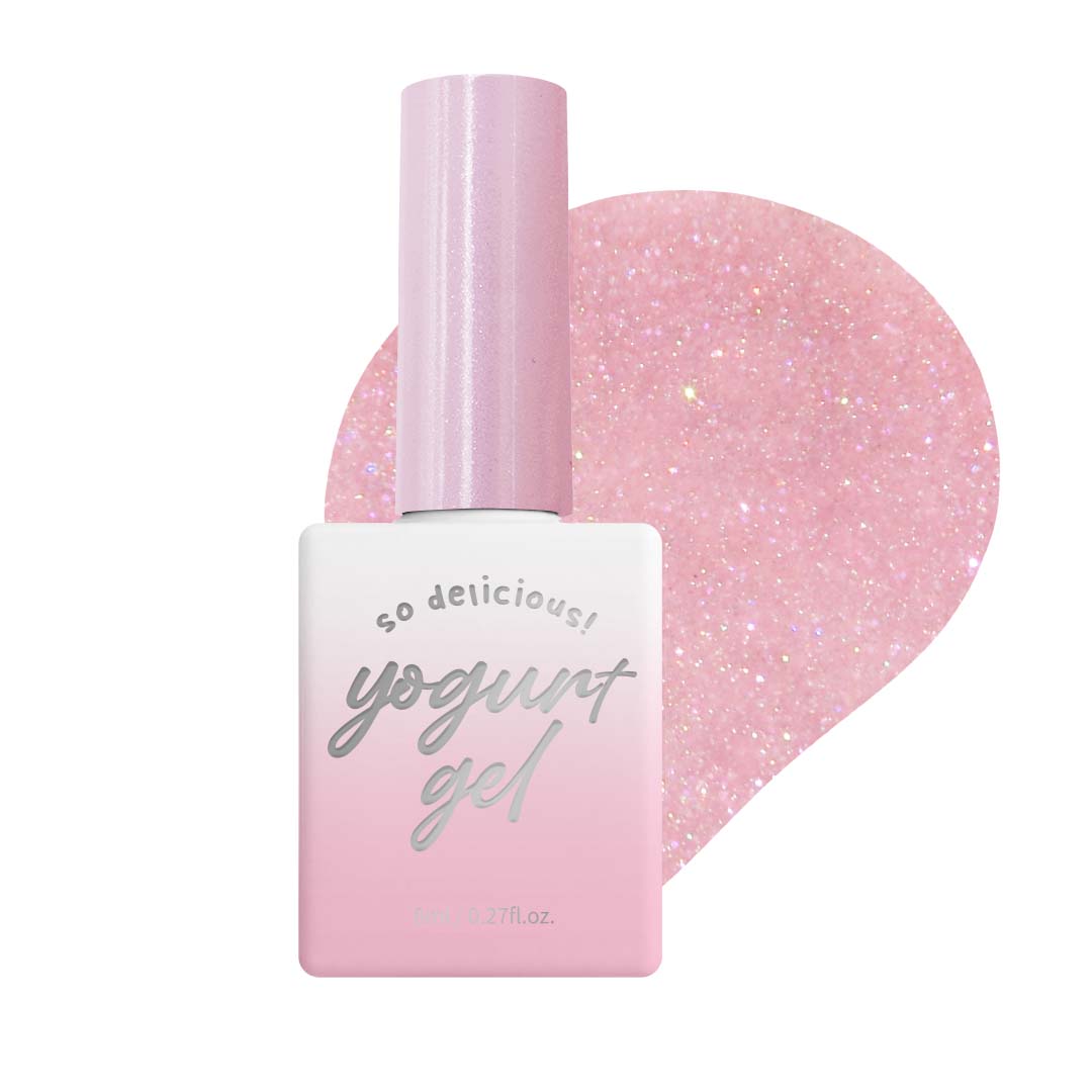[YOGURT] 'Ballerina' Reflective Glitter Gel #RG06 Pink Muhly