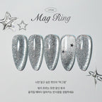 【CATS ME】 Silver Magnet Gel 1 Type Magling Glitter Nail Glitter Gel Nail Material