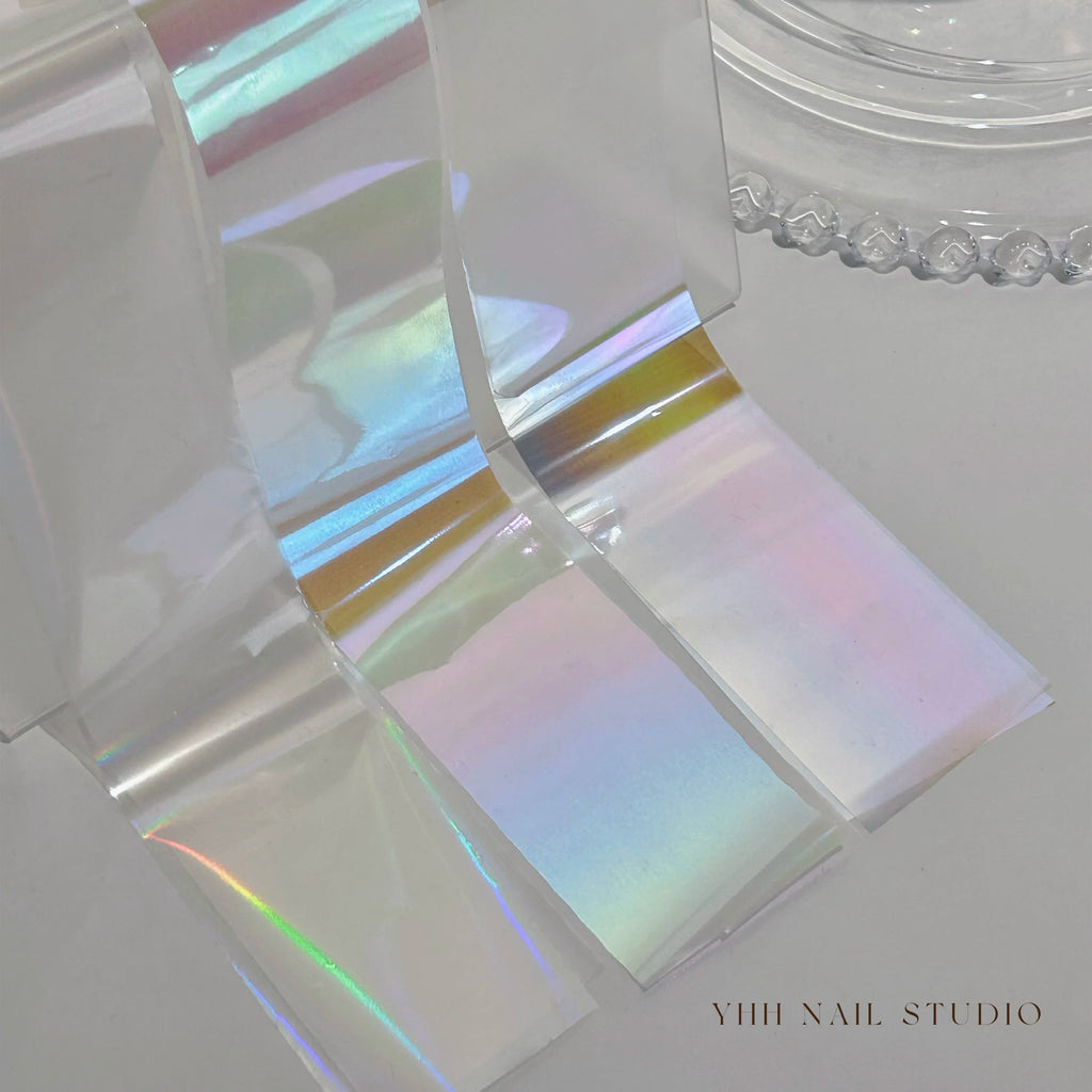 【YHH NAIL / 受注販売(納期未定:要問合せ)】YHH Yinghe Aurora Transfer Paper—Specialized Nail Art Transfer Paper, 6 Dreamy Colors per Box, 50 cm per design / YHH樱禾 极光转印纸 美甲专用转印纸梦幻6色/盒 每款50cm