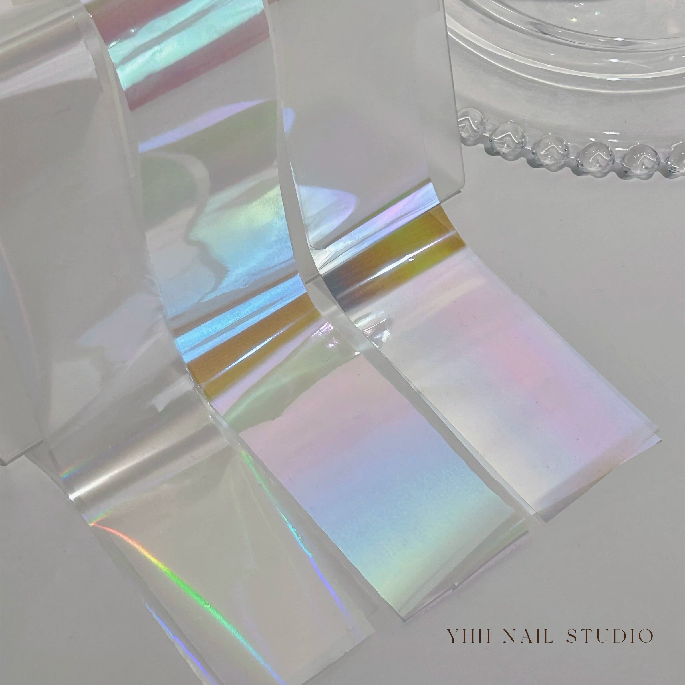 【YHH NAIL / 受注販売(納期未定:要問合せ)】YHH Yinghe Aurora Transfer Paper—Specialized Nail Art Transfer Paper, 6 Dreamy Colors per Box, 50 cm per design / YHH樱禾 极光转印纸 美甲专用转印纸梦幻6色/盒 每款50cm