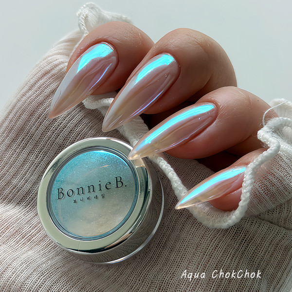 【BonnieB. / 受注販売(8月末前後納期)】Aqua ChokChok Nail Powder / アクアチョクチョクパウダー