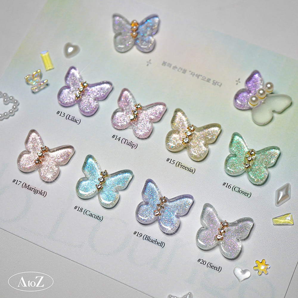 [AtoZ] Spring New Magnetic Gel 8-piece Set Glitter Nails Magnetic Nails Art of the Month Self-Nail Gel Nails