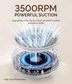 【Melody Susie / 受注販売(6月末前後納期)】SProR Cordless & Rechargeable Nail Dust Collector - White