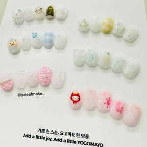 【YOGOMAYO】POGNY 3-piece Collection Snow Glitter Gel Glitter