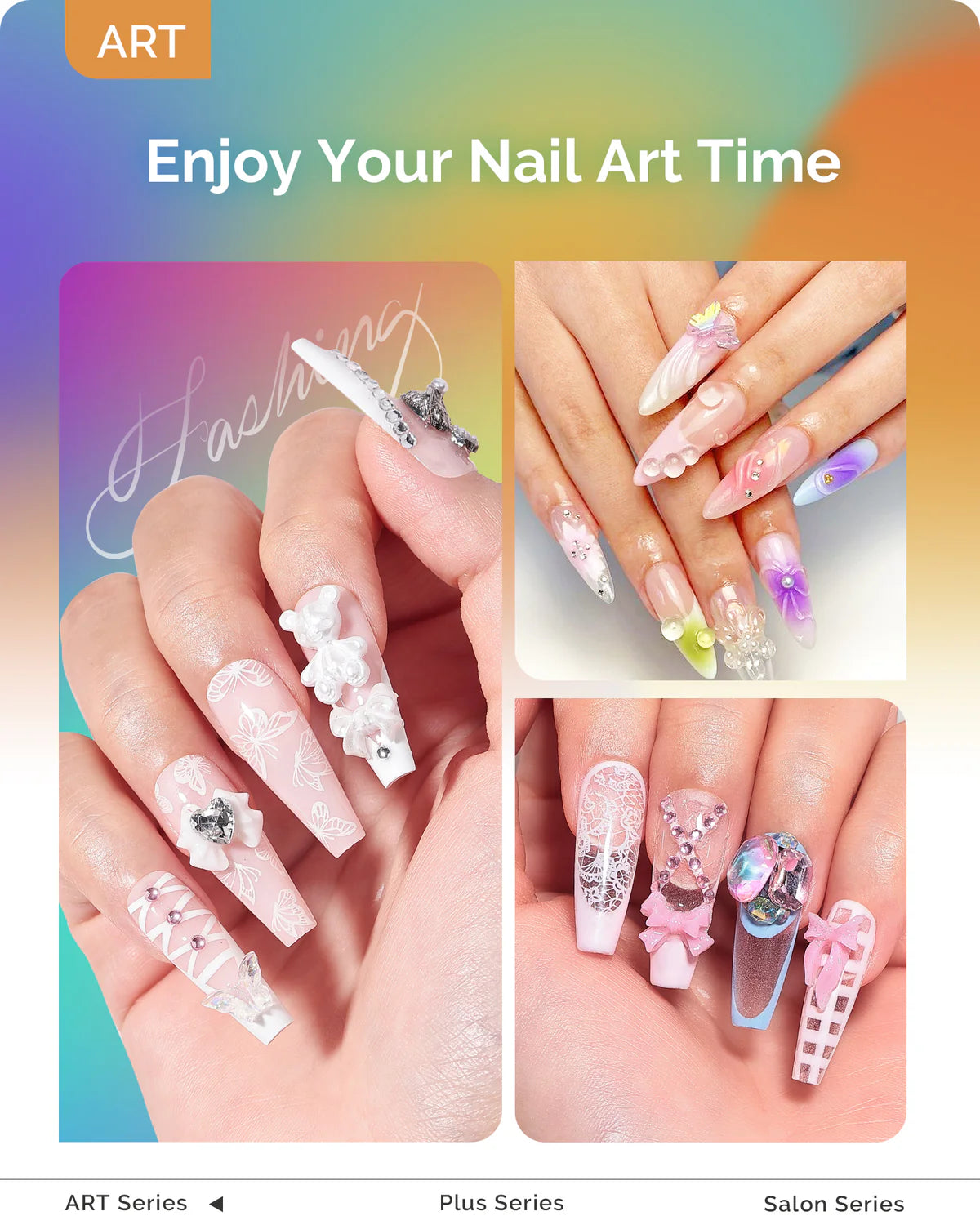 【Melody Susie / 受注販売(8月中旬前後納期)】P-Art01R Rechargeable Mini LED/UV Nail Art Lamp