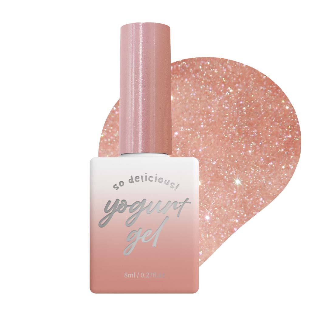 [YOGURT] 'Ballerina' Reflective Glitter Gel #RG02 Sparkle Rose