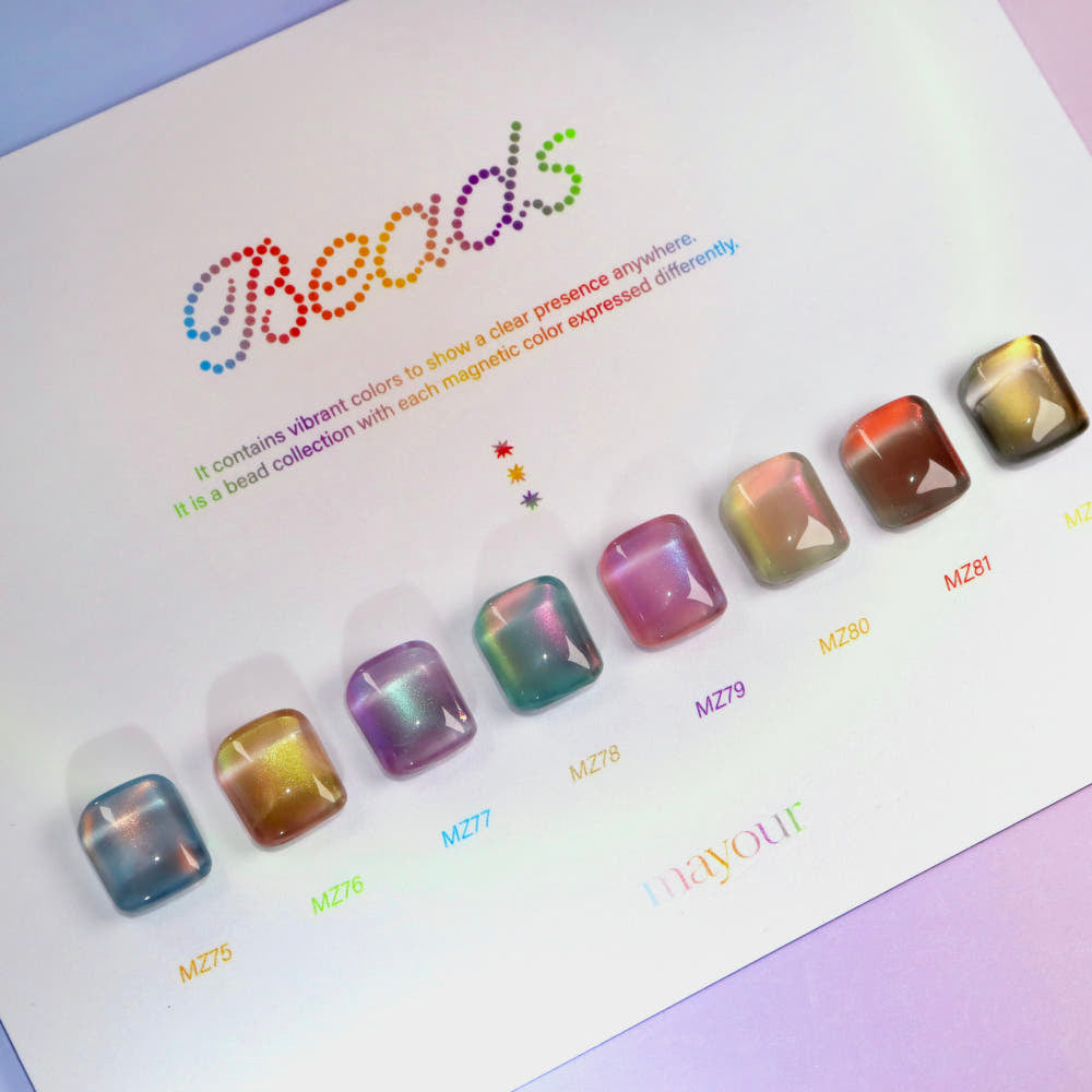 【Mayour】Mayur Beads Color Magnetic Gel 8-piece set