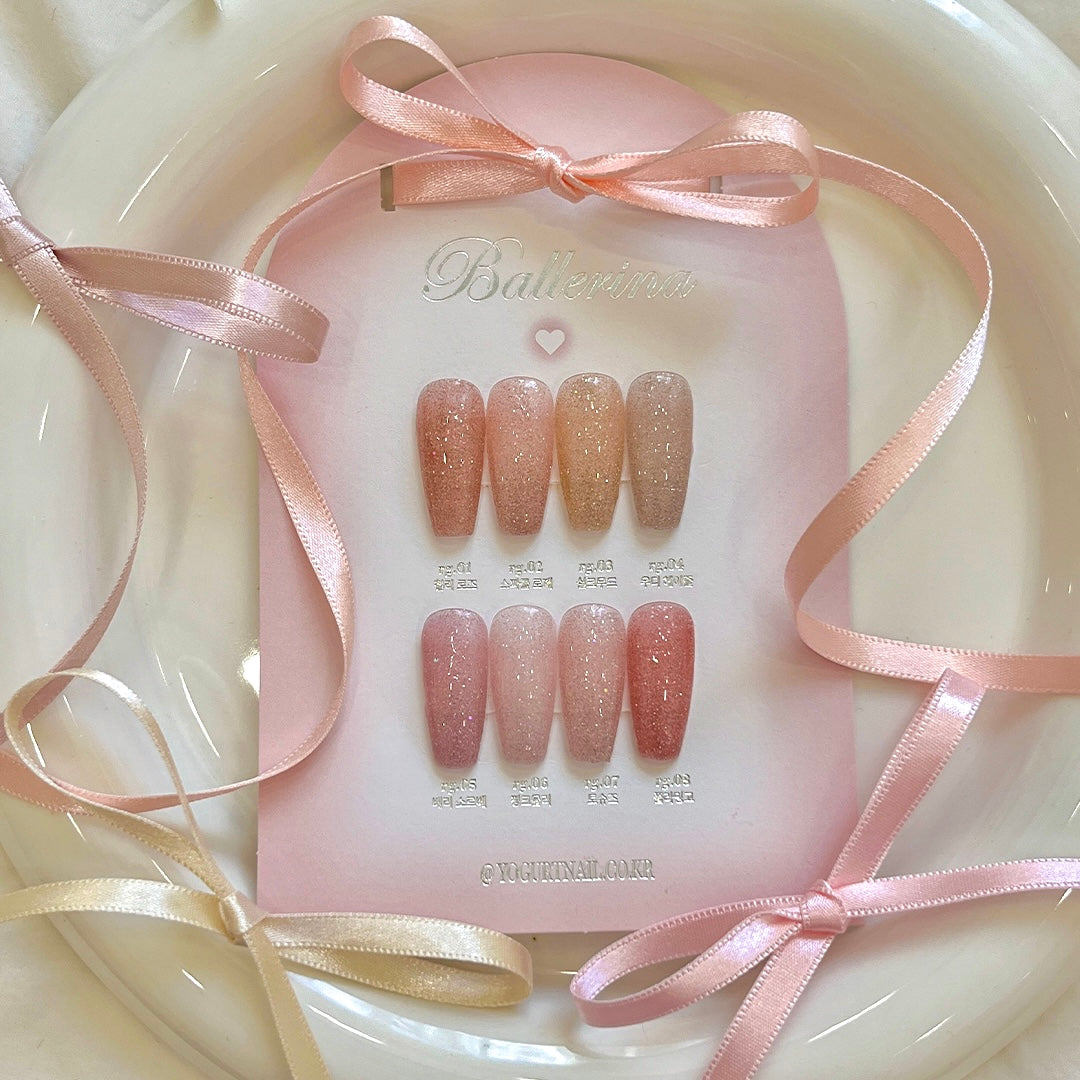 [YOGURT] 'Ballerina' Reflective Glitter Gel #RG08 Flamingo