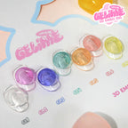 【CATS ME】3D Embogel 3D Gel Nail Resin Material Self Nail Art Gel Lime 7-piece Set