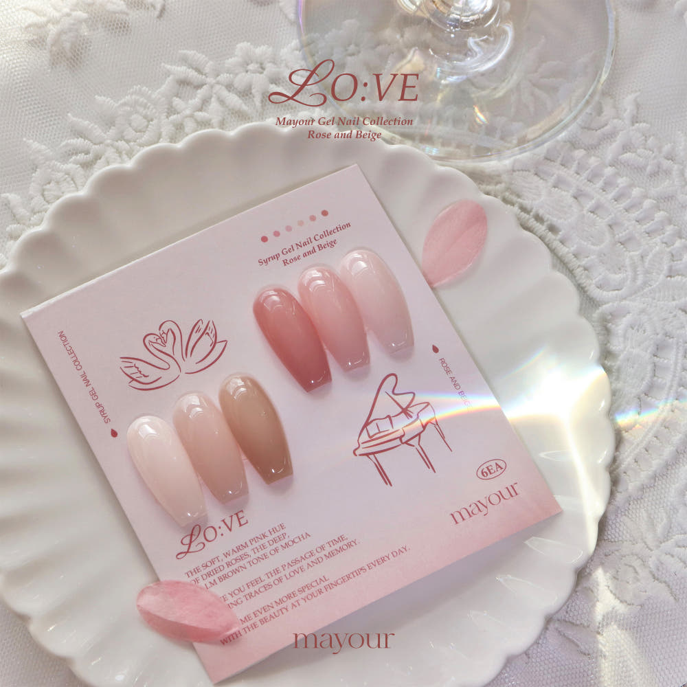 【Mayour】Mayur Love LO:VE Magnetic Gel Syrup Gel 12-piece set