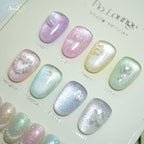 [AtoZ] Spring New Magnetic Gel 8-piece Set Glitter Nails Magnetic Nails Art of the Month Self-Nail Gel Nails