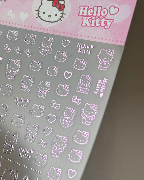 【AURA GLITTER / 受注販売(11月中旬前後納期)】Iron-flavored Kitty Nail Stickers