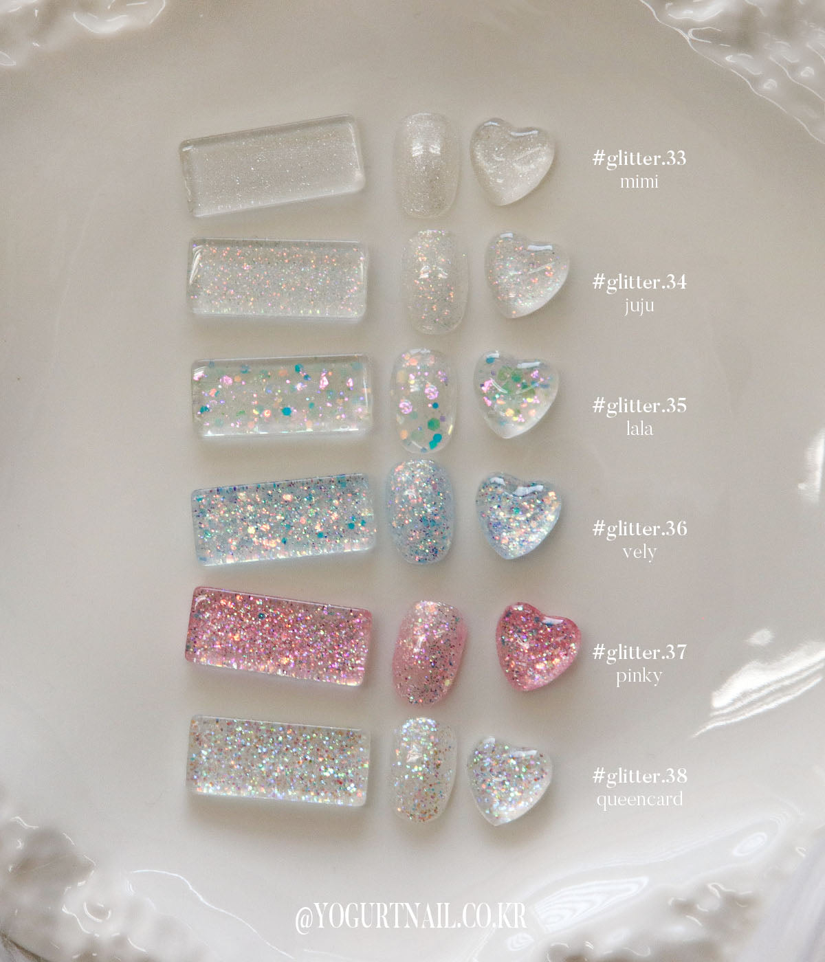 [YOGURT] 'Princess Maker' Glitter Gel #G33