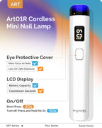 【Melody Susie / 受注販売(8月中旬前後納期)】P-Art01R Rechargeable Mini LED/UV Nail Art Lamp