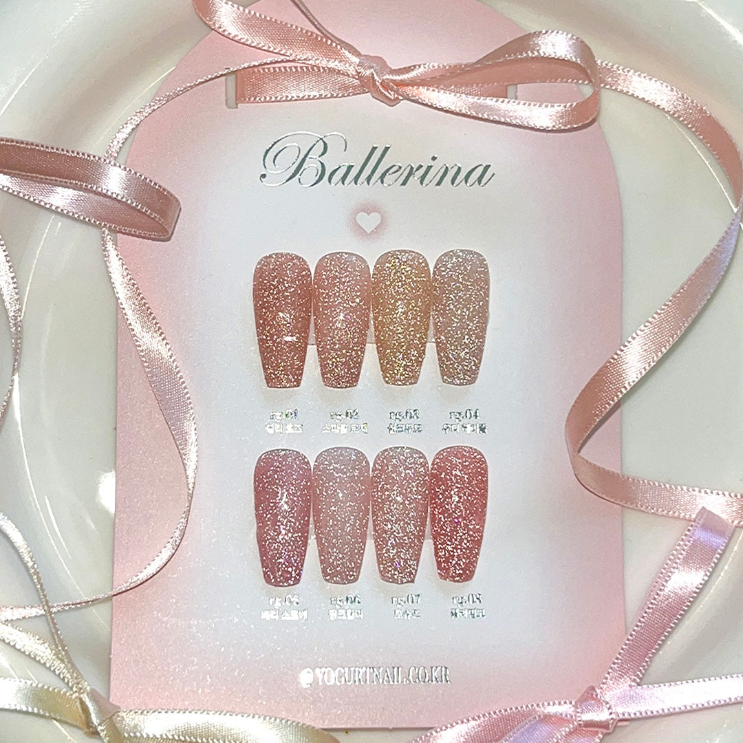 [YOGURT] 'Ballerina' Reflective Glitter Gel #RG08 Flamingo