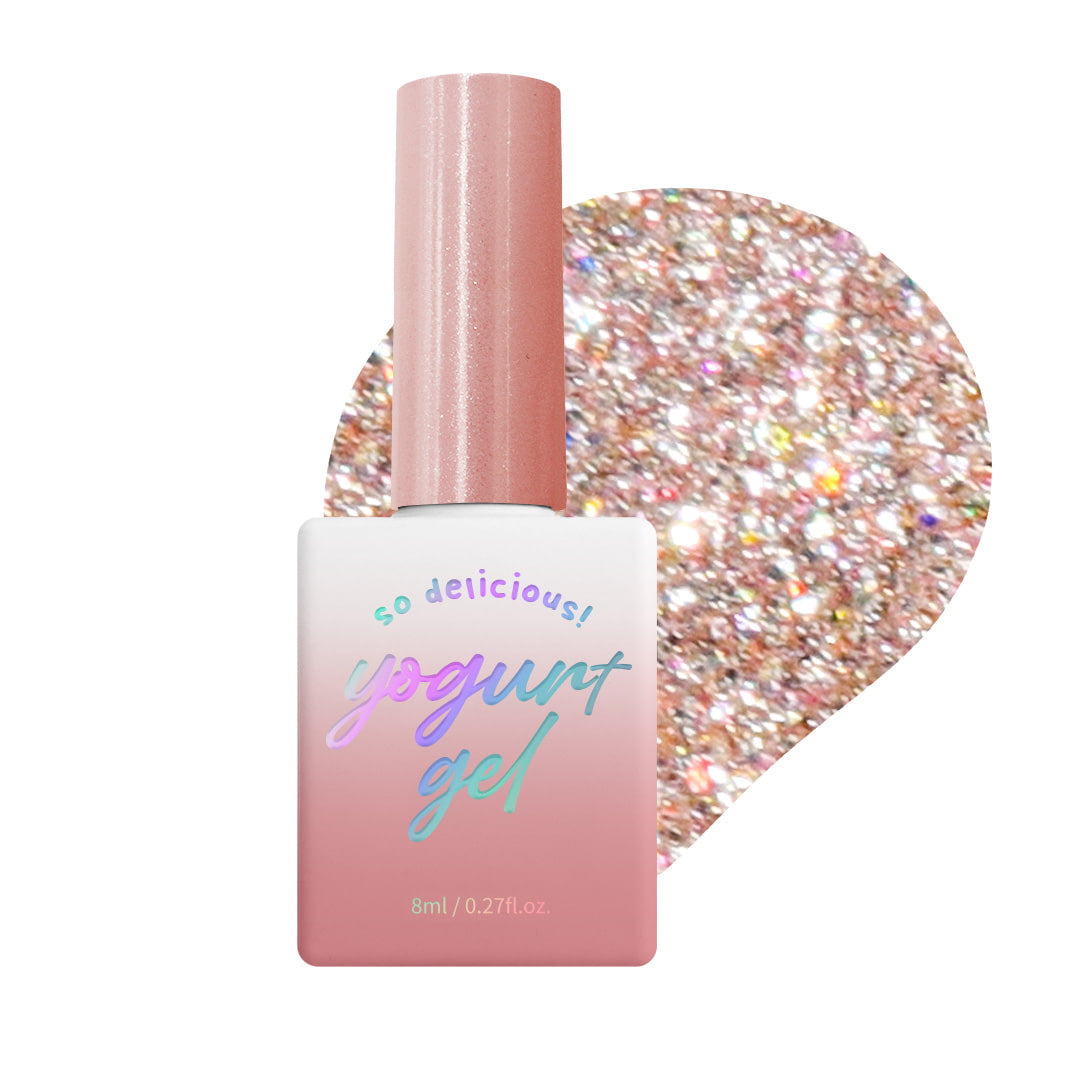 [YOGURT] 'New Things' Glitter Gel G19 Pink Salt