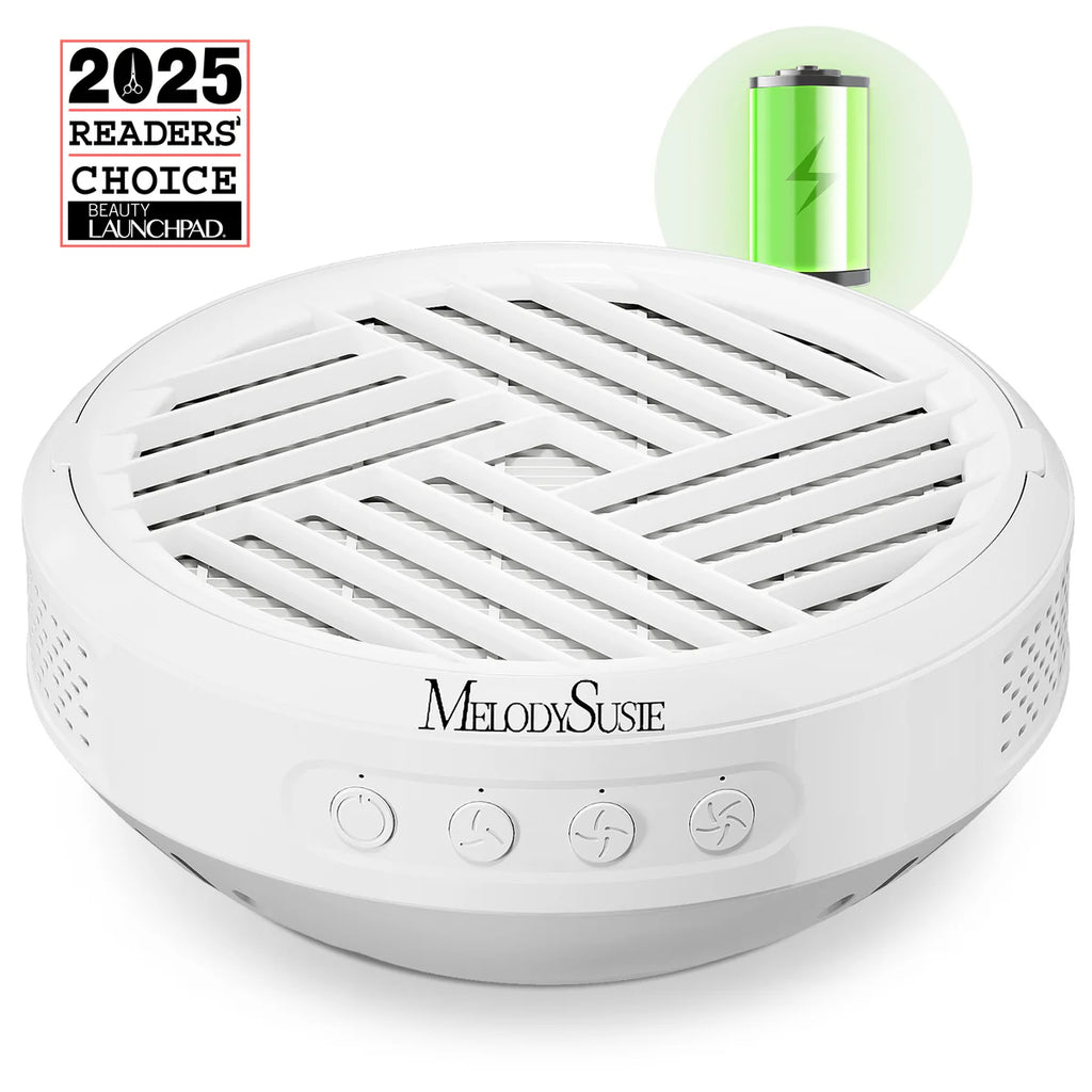 【Melody Susie / 受注販売(6月末前後納期)】SProR Cordless & Rechargeable Nail Dust Collector - White