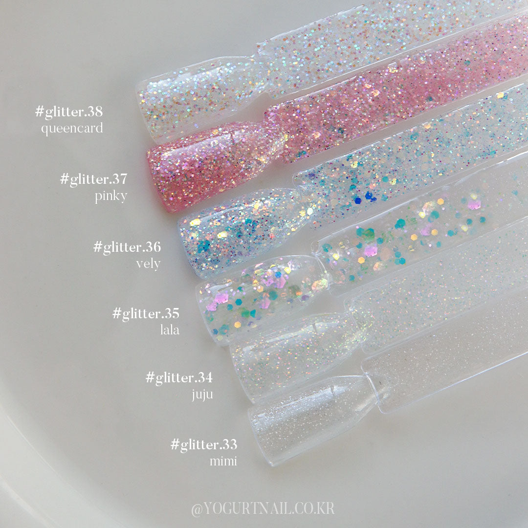 [YOGURT] 'Princess Maker' Glitter Gel 6-piece set